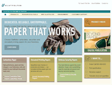 Tablet Screenshot of glatfelterbusinesspapers.com